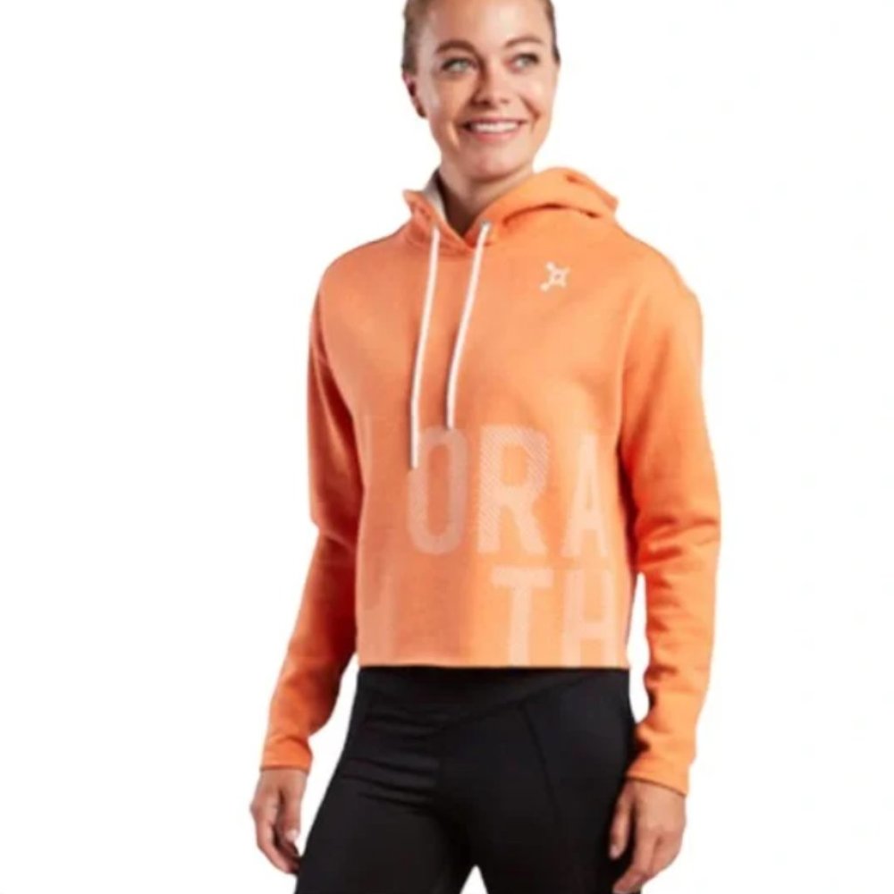 Orange Theory Warm-Up Crop Hoodie